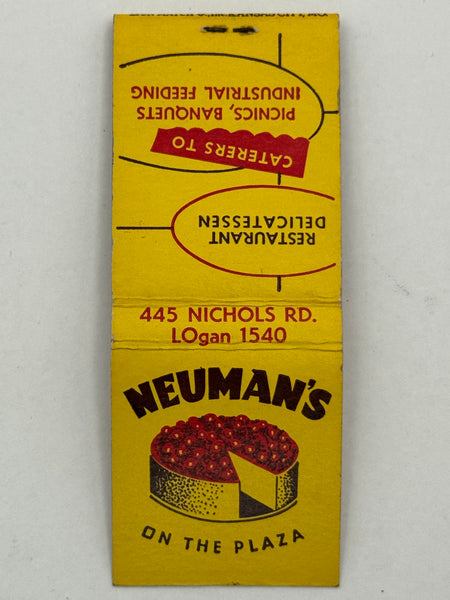 "Neuman’s" Kansas City, MO Vintage Feature Matchbook