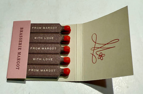 "Brasserie Margot" Retro Feature Matchbook