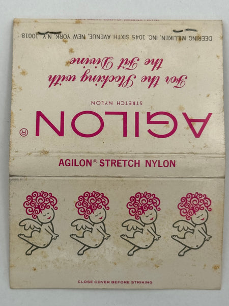 "Agilon Stretch Nylon" Vintage Feature Matchbook
