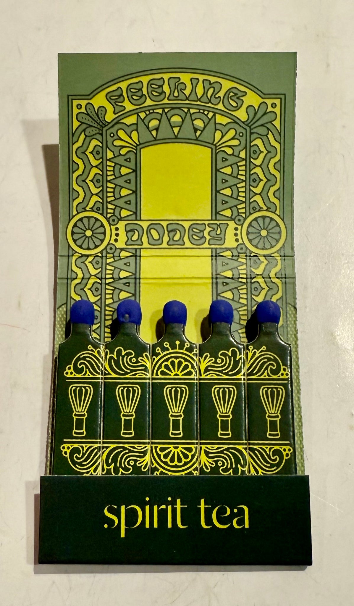 "Spirit Tea" Retro Feature Matchbook
