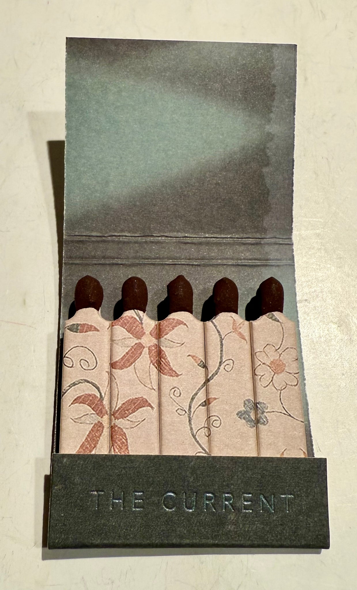 "The Current" Retro Feature Matchbook