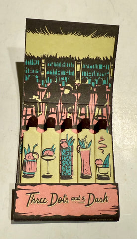 "Three Dots and a Dash" Retro Feature Matchbook