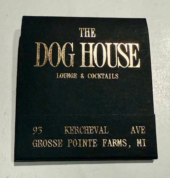 "The Dog House" Grosse Pointe Farms, MI Retro Feature Matchbook