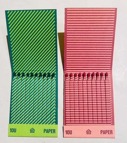 “HOUSEPLANT” Giant Retro Feature Matchbooks (Lot of 2!)