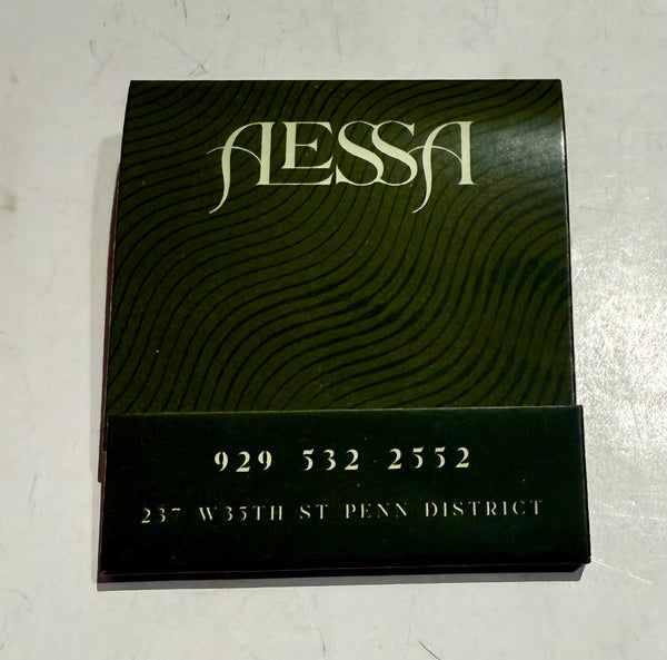 "Alessa" Retro Feature Matchbook