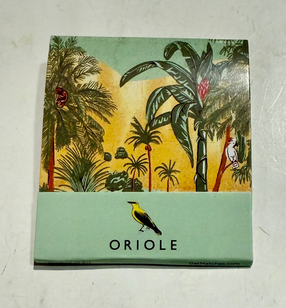 "Oriole" Retro Feature Matchbook