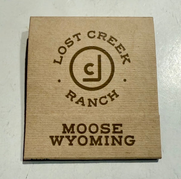 "Lost Creek Ranch" Retro Feature Matchbook
