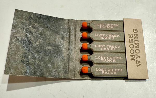 "Lost Creek Ranch" Retro Feature Matchbook