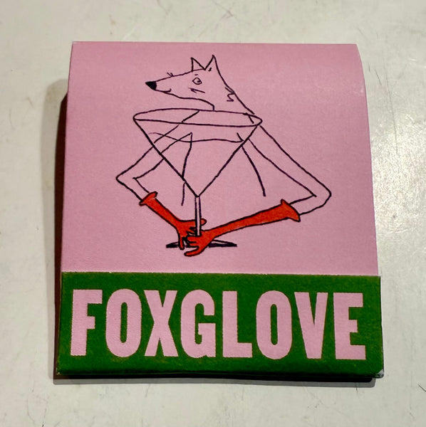 "Foxglove" Retro Feature Matchbook