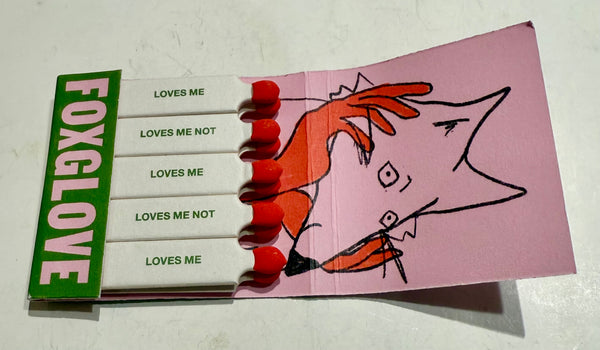 "Foxglove" Retro Feature Matchbook