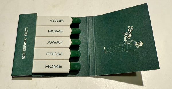 "Living Room Los Angeles" Retro Feature Matchbook