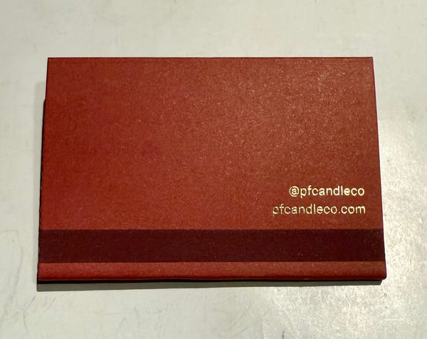 "P.F. Candle Co. California" Retro Feature Matchbook