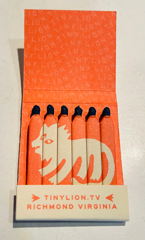 “Tiny Lion” Retro Feature Matchbook