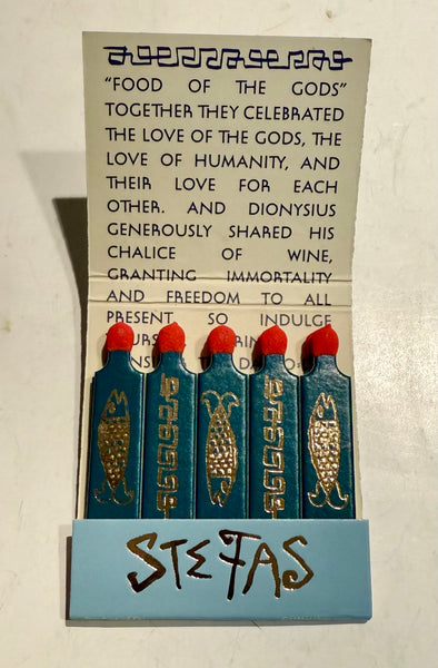 "House of Stefas" Retro Feature Matchbook