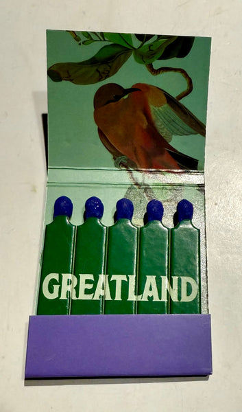"Greatland" Retro Feature Matchbook