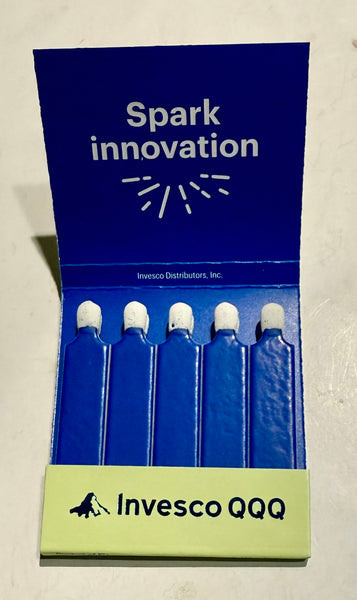 "Invesco" Retro Feature Matchbook