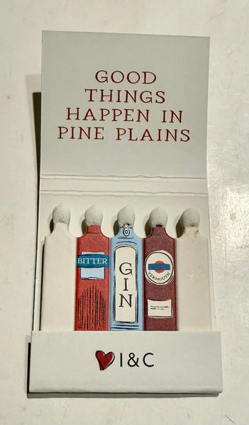 "Pine Plains" Retro Feature Matchbook