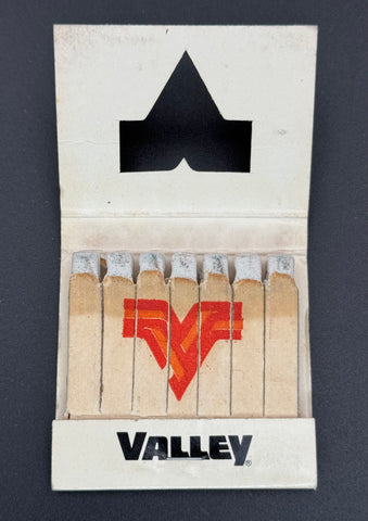 "Valley Dealers" Vintage Feature Matchbook with a Knot-Hole Cover!