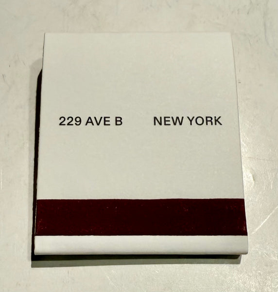 "SOFACLUB" Retro Feature Matchbook