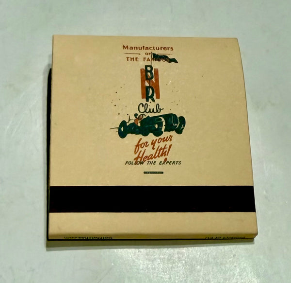 "Normandy Beach Race" Retro Feature Matchbook