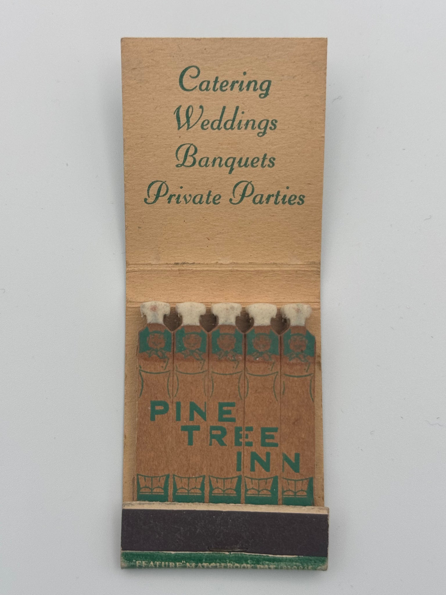 "Pine Tree Inn" Vintage Feature Matchbook