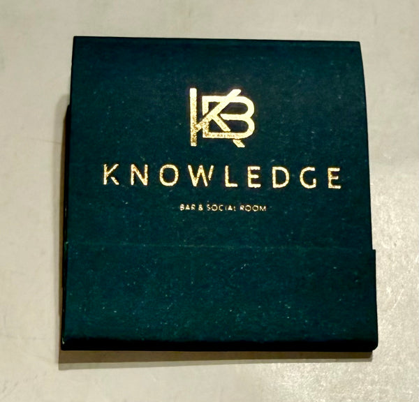 "Knowledge" Kentucky Derby Retro Feature Matchbook