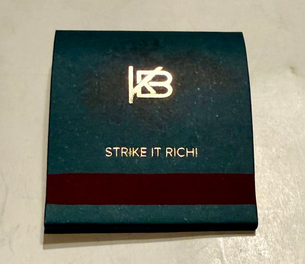 "Knowledge" Kentucky Derby Retro Feature Matchbook