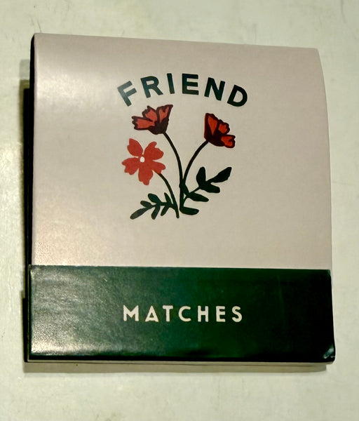 "Friend" Retro Feature Matchbook