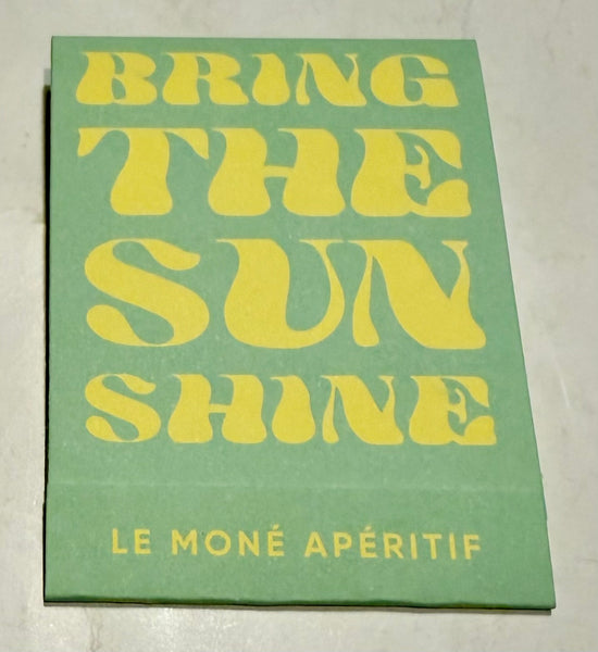 "Le Mone Aperitif" Giant Retro Feature Matchbook