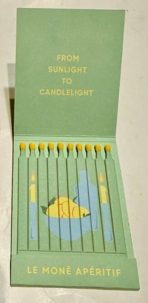 "Le Mone Aperitif" Giant Retro Feature Matchbook
