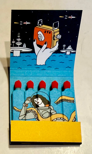 "XTR FIlms" Retro Feature Matchbook