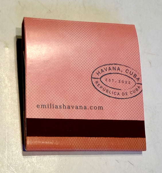 "Emilia's Havana" Retro Feature Matchbook