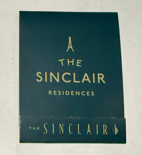 "The Sinclair Residences" Giant Retro Feature Matchbook