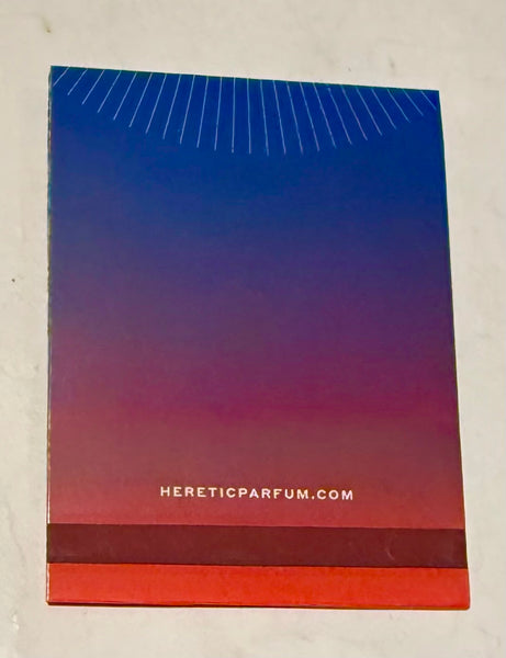 "Cactus Abduction Heretic Parfum" Giant Retro Feature Matchbook with a Knot-Hole Cover!