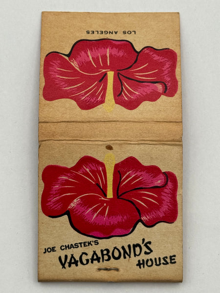 "Vagabond’s House" Los Angeles, CA Vintage Feature Matchbook B