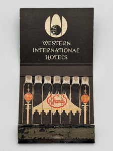 "St Francis Hotel" San Francisco,CA Vintage Feature Matchbook