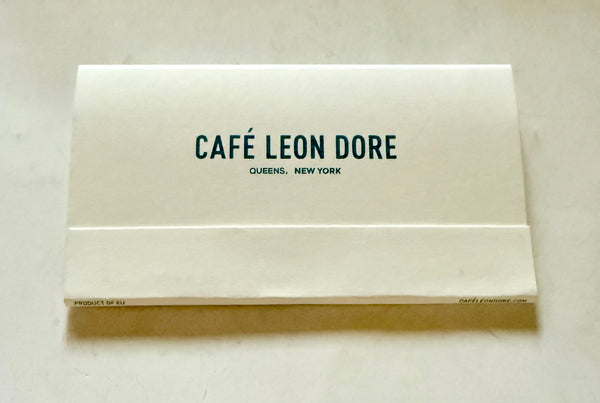 "Cafe Leon Dore" Queens, NY Retro Feature Matchbook