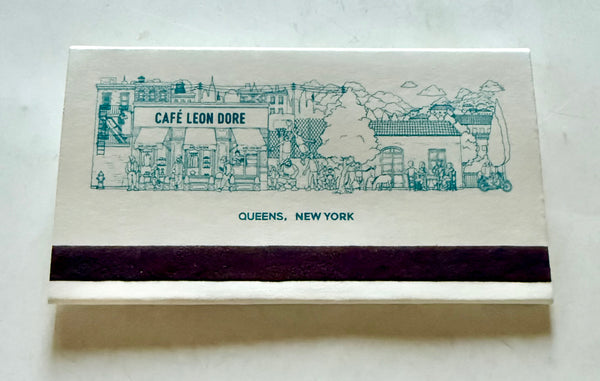 "Cafe Leon Dore" Queens, NY Retro Feature Matchbook