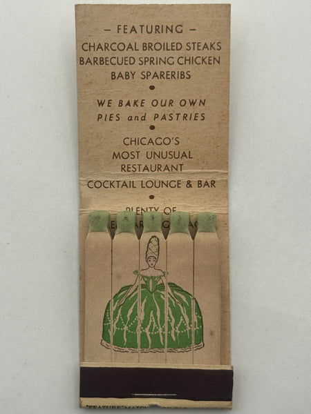 "The Town House" Chicago, IL Vintage Feature Matchbook