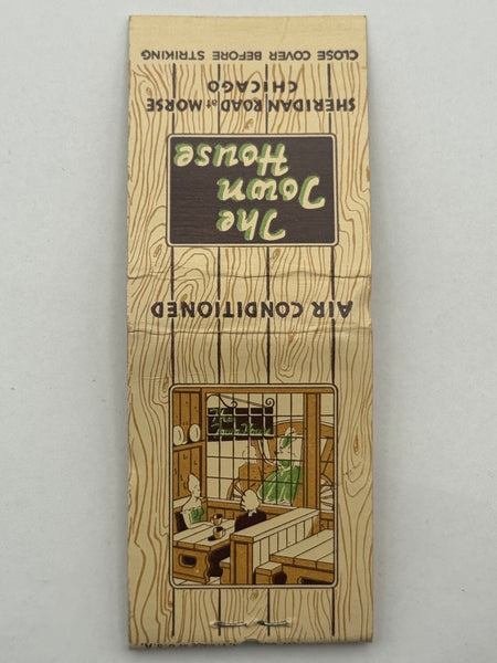 "The Town House" Chicago, IL Vintage Feature Matchbook