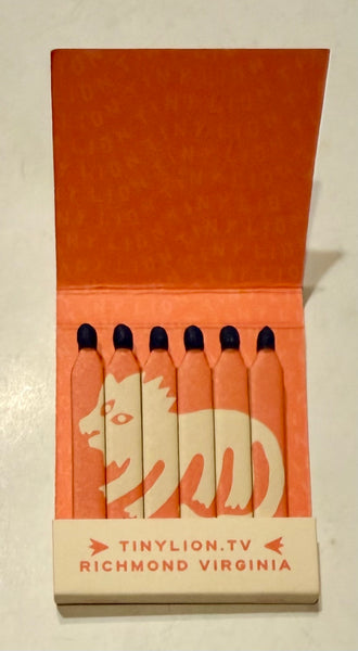 "Tiny Lion" Retro Feature Matchbook