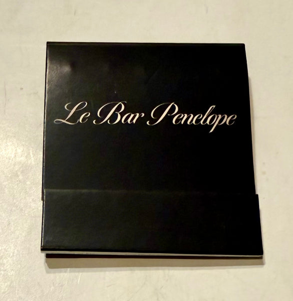 "Le Bar Penelope" Retro Feature Matchbook