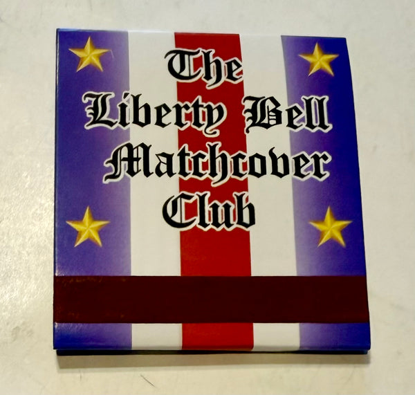 "Liberty Bell Matchcover Club" Retro Feature Matchbook