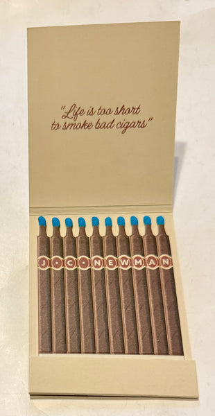 "JC Newman Cigar Co. -Relax With a Fine Tampa Cigar" Giant Retro Feature Matchbook