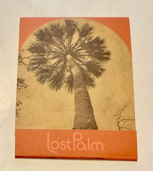 "Lost Palm" -Orange Version Giant Retro Feature Matchbook