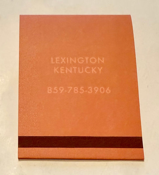 "Lost Palm" -Orange Version Giant Retro Feature Matchbook