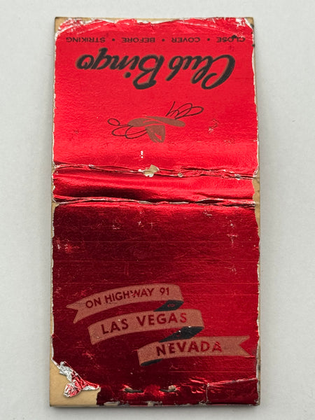 "Club Bingo" Las Vegas, NV Vintage Feature Matchbook