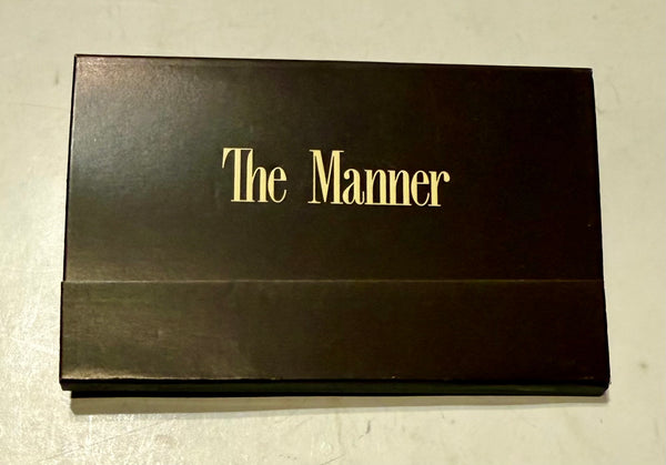 "The Manner" 20 Strike Retro Feature Matchbook