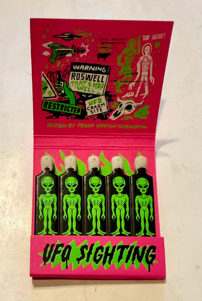 "Mover & Shaker Area 51" Retro Feature Matchbook