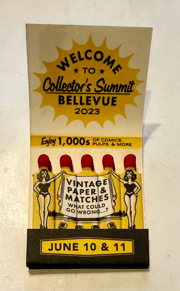 "Collector's Summit" Retro Feature Matchbook
